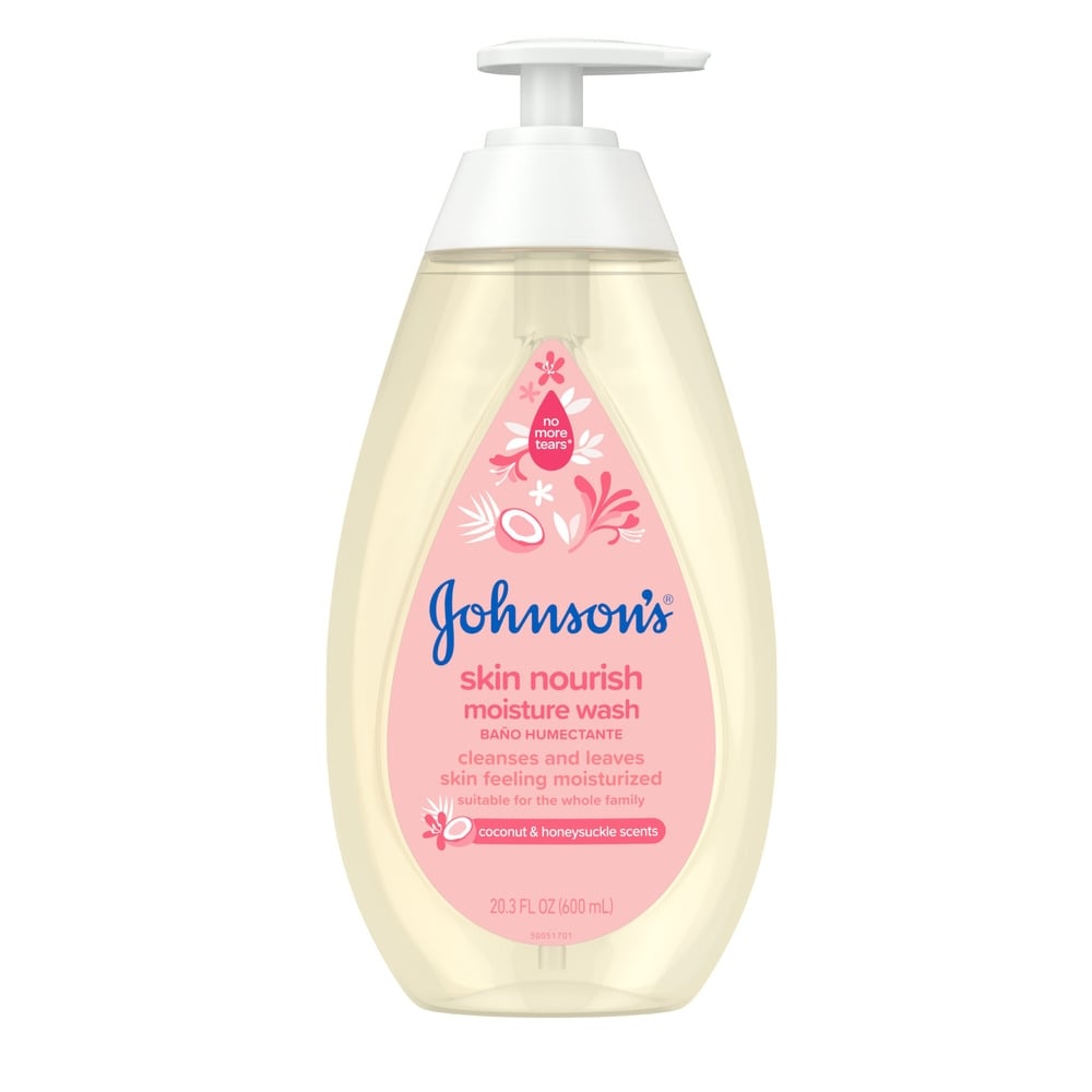Jabón líquido humectante Skin Nourish para bebé Johnson's Baby, con aromas de coco y madreselva